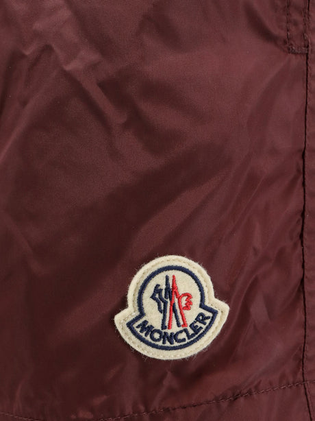 Moncler Nylon Swim Trunks - Marrone