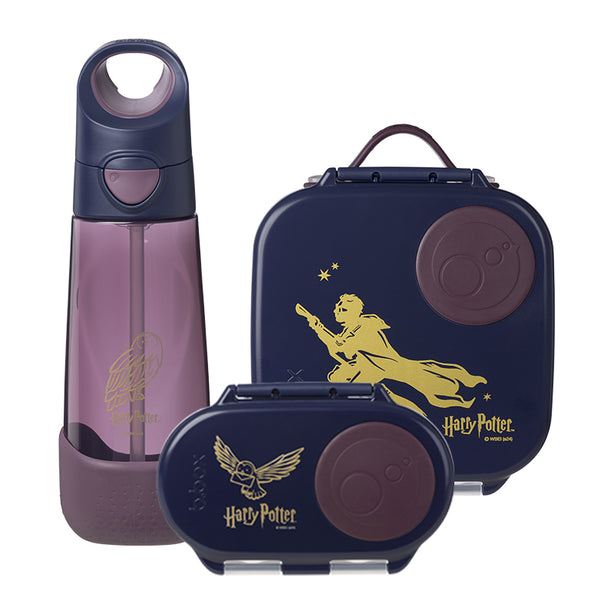 [Bundle] Tritan Drink Bottle Harry Potter 600ml + Mini Lunchbox Harry Potter + Snackbox Harry Potter