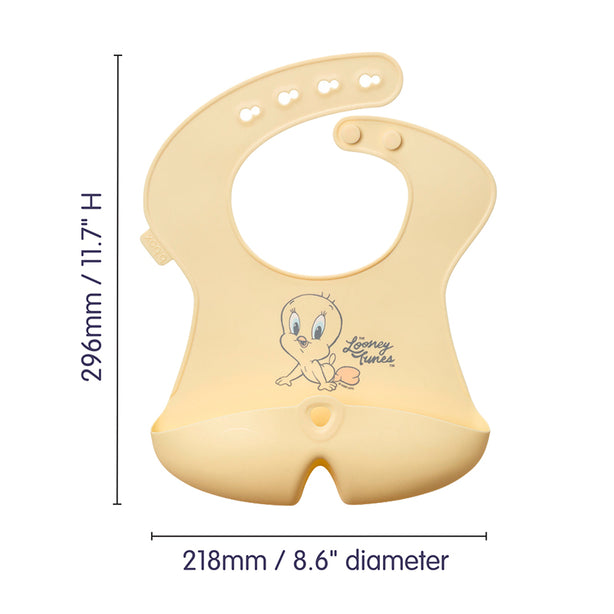 [Bundle] Silicone Bib Looney Tunes + Sippy Cup Looney Tunes + Snackbox Looney Tunes