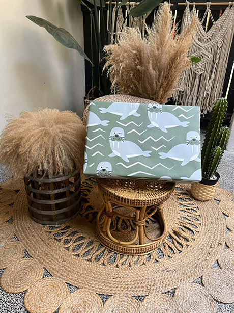Walrus Wrapping Paper