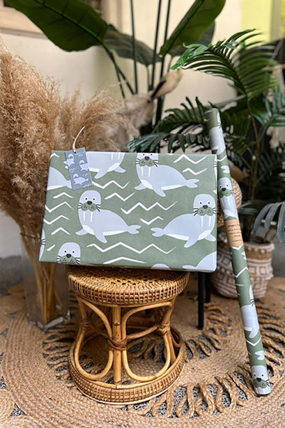 Walrus Wrapping Paper