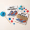Red And Blue Sneakers Greeting Card