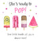 Ready To Pop Girl Greeting Card