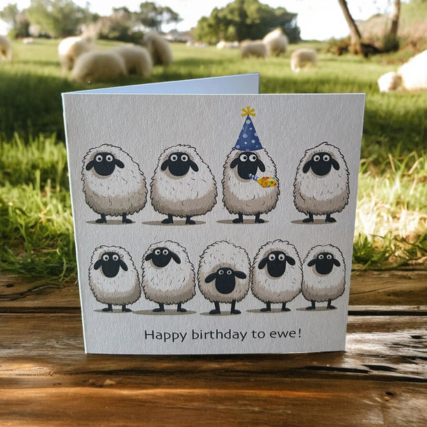 Happy Birthday Ewe Greeting Card