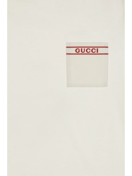 Gucci Cotton T-shirt for Boy - New White/Red