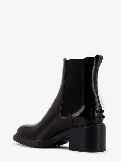 Tod'S Gomma T60 leather ankle boots - Nero