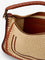 Chloe' Marcie raffia shoulder bag - Claybrown