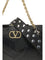 Valentino Garavani Panthea Chevron medium Shoulder Bag r - Black