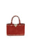 Valentino Garavani Suede Rockstud mini Handbag - Russet Red