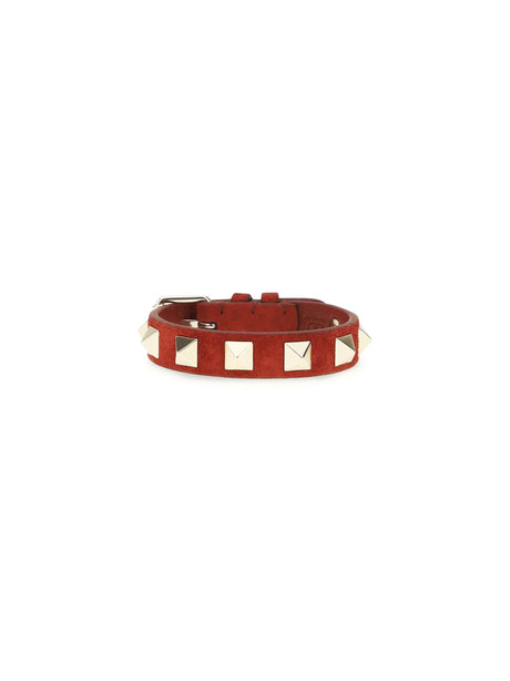Valentino Garavani Rockstud Bracelet - Russet Red