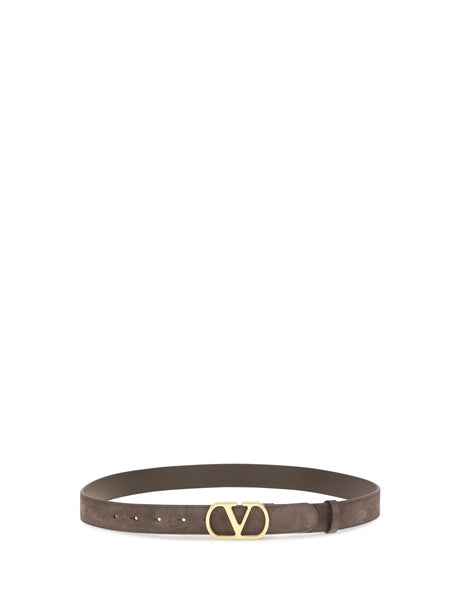Valentino Garavani VLogo Signature Belt - Testa Di Moro