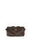 Valentino Garavani Panthea Shoulder Bag chevron pattern - Ebony Brown/Oak Brown