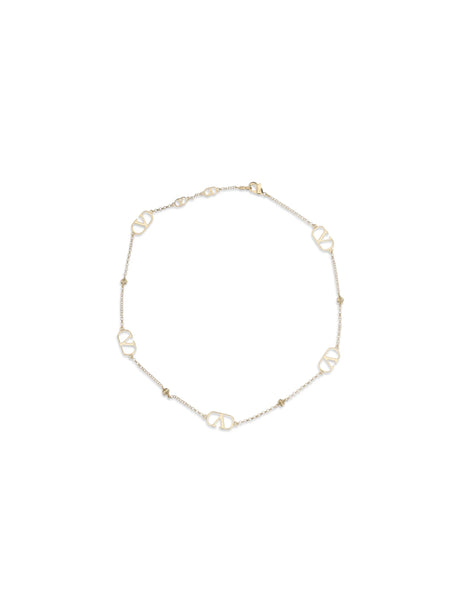 Valentino Garavani VLogo Signature Necklace - Gold