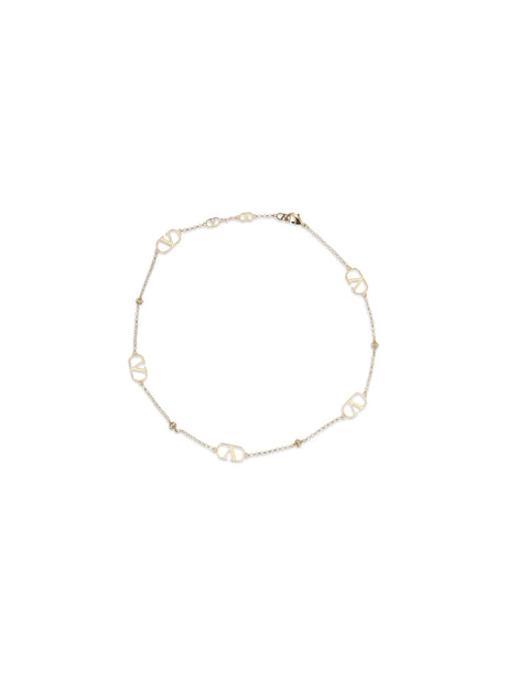 Valentino Garavani VLogo Signature Necklace - Gold