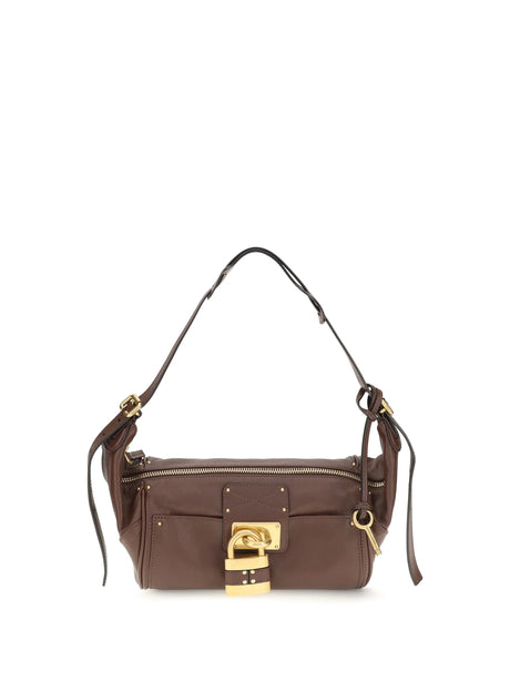Chloé Small Paddington Shoulder Bag - Crafty Brown