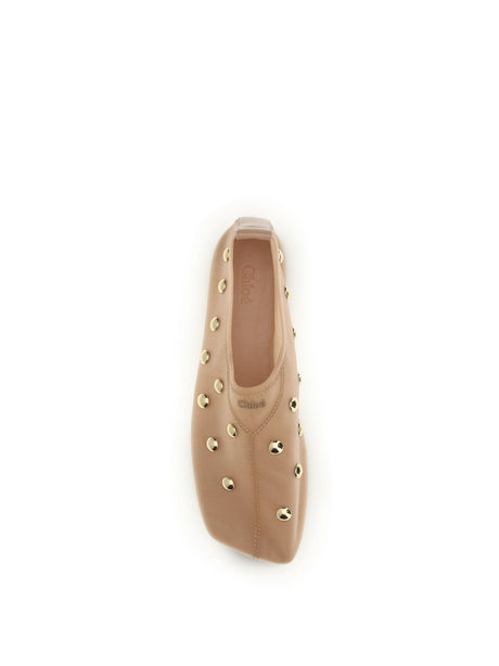 Chloé Rita Ballerinas - Blushy Beige