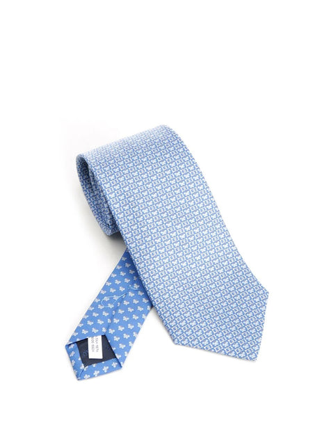 Ferragamo Silk Tie - Sky Blue