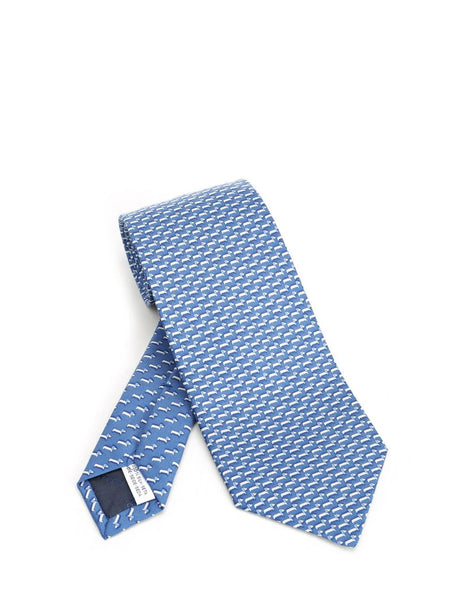 Ferragamo Silk Tie - Sky Blue