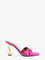 Saint Laurent Opyum satin sandals - Moroccan Fuxia