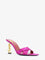 Saint Laurent Opyum satin sandals - Moroccan Fuxia