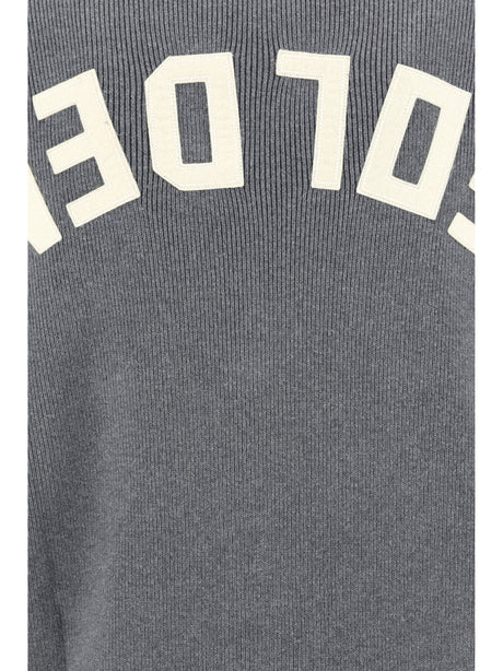 Golden Goose V-neck Cardigan - Dark Grey Melange