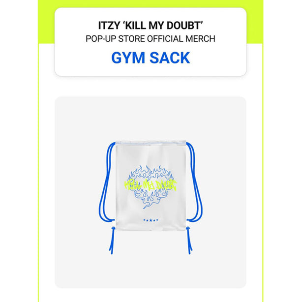 ITZY Gym Sack ITZY Album Pop-Up (International Shipping)