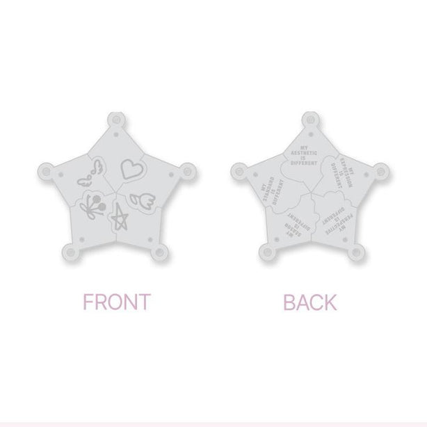 ITZY X Sentiments Hair Scrunchy Yuna ITZY Gold (International Shipping)
