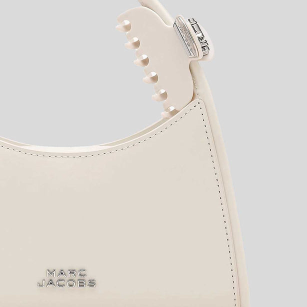 MARC JACOBS The Glam Claw Clip Crossbody Bag Cotton White RS-2P5HCR010H02