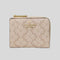 KATE SPADE Spade Flower Small L-zip Wallet Dark Beige Moon Dust RS-KN768