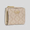 KATE SPADE Spade Flower Small L-zip Wallet Dark Beige Moon Dust RS-KN768
