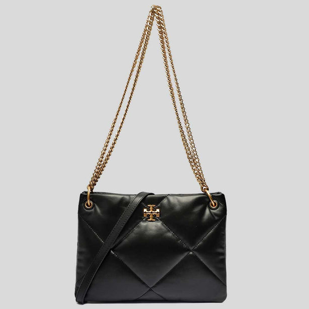 TORY BURCH Small Kira Diamond Quilt Shoulder Bag Black RS-161885