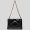 TORY BURCH Small Kira Diamond Quilt Shoulder Bag Black RS-161885