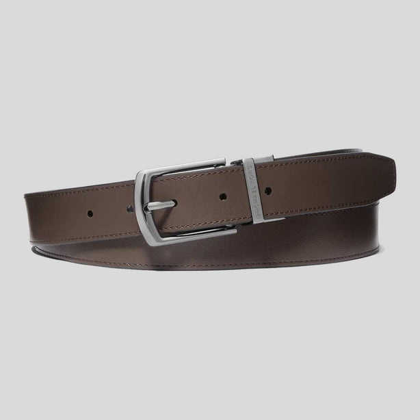 MICHAEL KORS Reversible Leather Belt Black RS-39S5LBLY1L