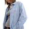 Coach Floral Embroidery Shirt - Blue CAT94