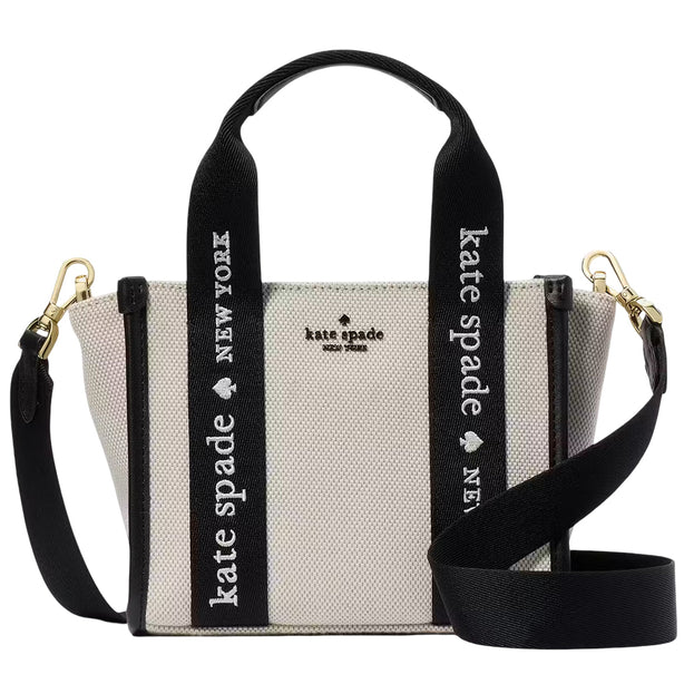 Kate Spade Kip Canvas Mini Tote Bag - Natural Multi KL062