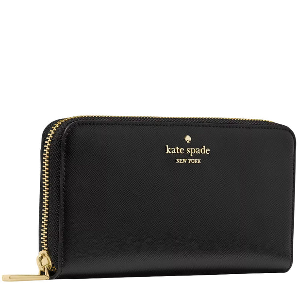 Kate Spade Large Continental Wallet - Black KN776