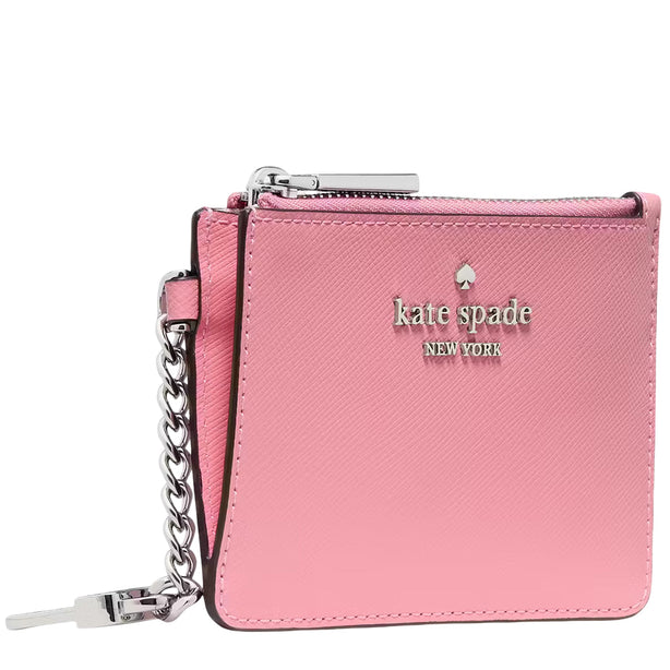 Kate Spade Key Ring Card Holder Wallet - Grapefruit Soda KN771