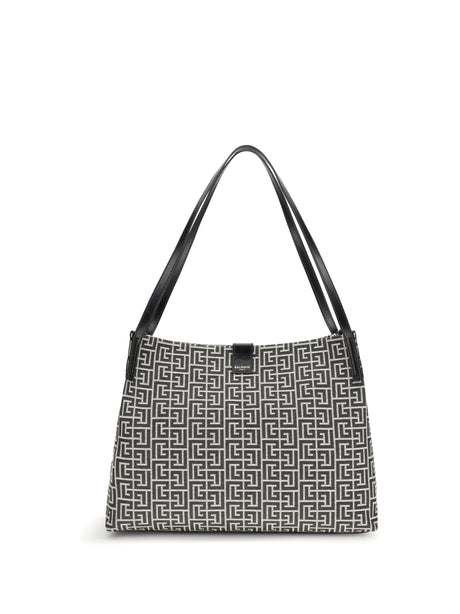 Balmain Medium Tote Bag - Ivoire/Noir