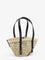 Loewe Paula's Ibiza -Braid Basket Small Iraca Palm Leaf Shoulder Bag - Naturalblack