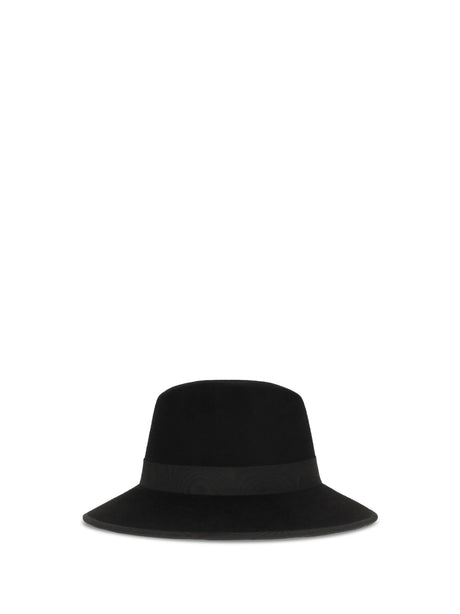 Valentino Garavani VLogo Signature Hat - Black/Antique Light Gold