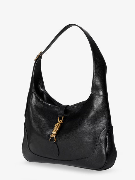 Gucci Jackie 1961 hammered leather shoulder bag - Black