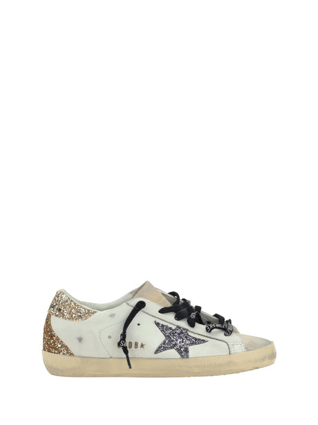 Golden Goose Super Star Sneakers - Optic White/Seedpearl/Black/Gold