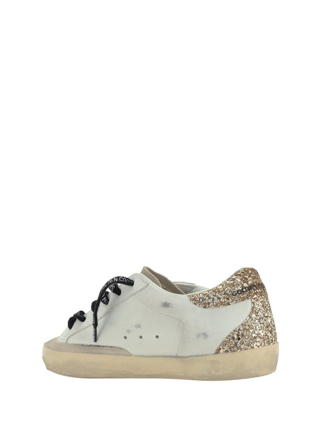 Golden Goose Super Star Sneakers - Optic White/Seedpearl/Black/Gold