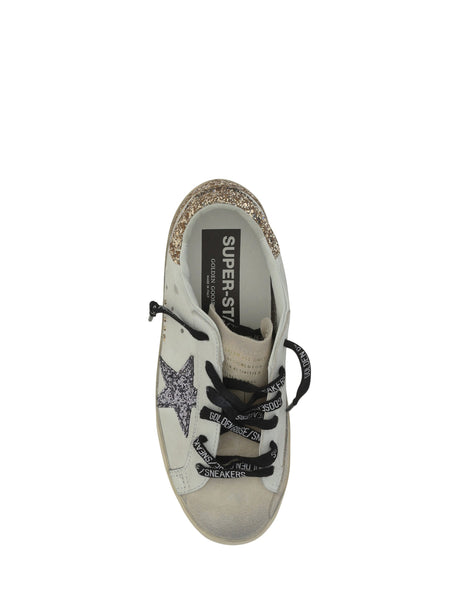 Golden Goose Super Star Sneakers - Optic White/Seedpearl/Black/Gold