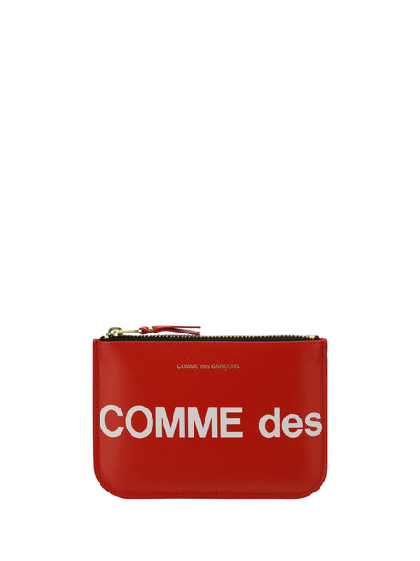 Comme Des Garcons Leather Coin Purse - Red