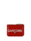 Comme Des Garcons Leather Coin Purse - Red