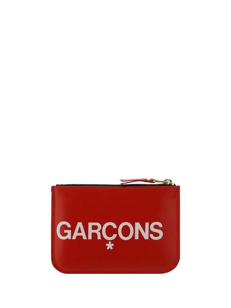 Comme Des Garcons Leather Coin Purse - Red