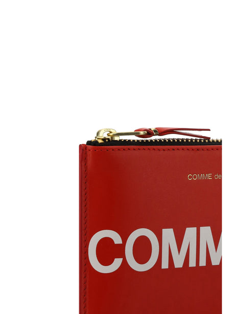 Comme Des Garcons Leather Coin Purse - Red