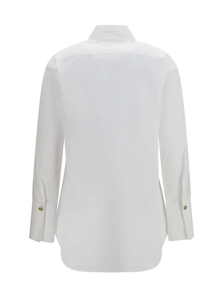 Balmain Cotton poplin Shirt - Blanc Optique