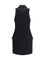 Balmain Grain de poudre belted Dress - Noir/Noir